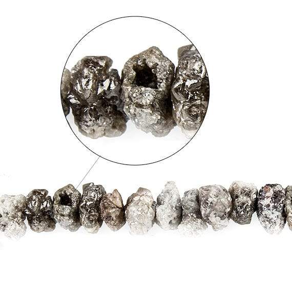 3-5mm Multi Color Diamond Unfaceted Nugget Beads 15 inch 190 pieces - Beadsofcambay.com