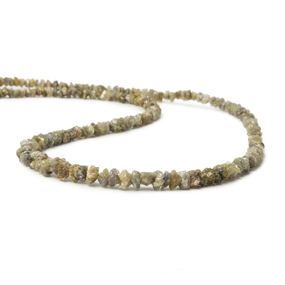 3-5mm Multi Color Diamond Unfaceted Nugget Beads 15 inch 190 pieces - Beadsofcambay.com