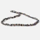 3-5mm Peacock Baroque Side Drilled Freshwater Pearls 16 inch 110 pieces - Beadsofcambay.com