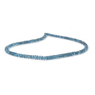 3-5mm Santa Maria Aquamarine Faceted Rondelles 16 inch 163 Beads AA - Beadsofcambay.com