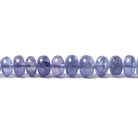3 - 5mm Tanzanite Plain Rondelle Beads 13 inch 137 pieces - Beadsofcambay.com