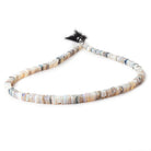 3-6mm Australian Opal Square Plain Heshi Beads 16 inch 270 pieces view 2