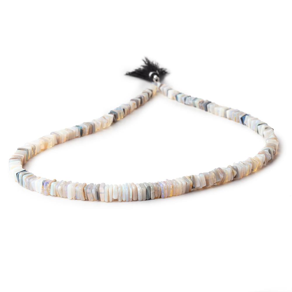 3-6mm Australian Opal Square Plain Heshi Beads 16 inch 270 pieces view 2