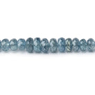 3-6mm Blue Sapphire Faceted Rondelle Beads 16 inch 169 pieces AA - Beadsofcambay.com