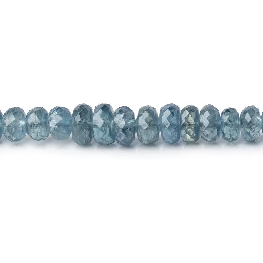 3-6mm Blue Sapphire Faceted Rondelle Beads 16 inch 169 pieces AA - Beadsofcambay.com