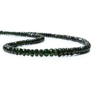 3-6mm Chrome Tourmaline Faceted Rondelle 16 inch 182 pieces - Beadsofcambay.com