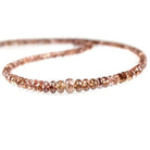3-6mm Color Change Garnet Faceted Rondelle 15 inch 180 pieces - Beadsofcambay.com