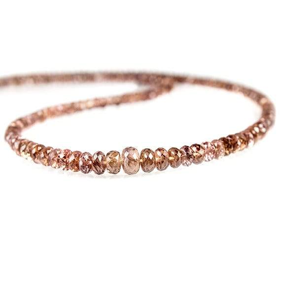 3-6mm Color Change Garnet Faceted Rondelle 15 inch 180 pieces - Beadsofcambay.com