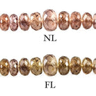 3-6mm Color Change Garnet Faceted Rondelle 15 inch 180 pieces - Beadsofcambay.com