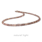 3-6mm Color Change Garnet Faceted Rondelle 16 inch 180 pieces - Beadsofcambay.com