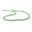 3-6mm Green Kyanite Faceted Rondelle Beads 18 inch 180 pieces - Beadsofcambay.com