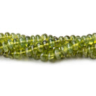 3-6mm Idocrase Plain Rondelle Beads 18 inch 170 pieces - Beadsofcambay.com