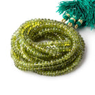 3-6mm Idocrase Plain Rondelle Beads 18 inch 170 pieces - Beadsofcambay.com
