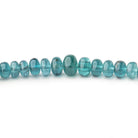 3-6mm Indicolite Blue Tourmaline Plain Rondelle Beads 17 inch 186 pieces AA - Beadsofcambay.com