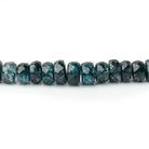 3-6mm Indigo Kyanite Faceted Rondelle Beads 15 inch 138 pieces AA - Beadsofcambay.com