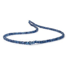 3-6mm Kyanite Faceted Rondelle Beads 16 inch 187 pieces AA - Beadsofcambay.com