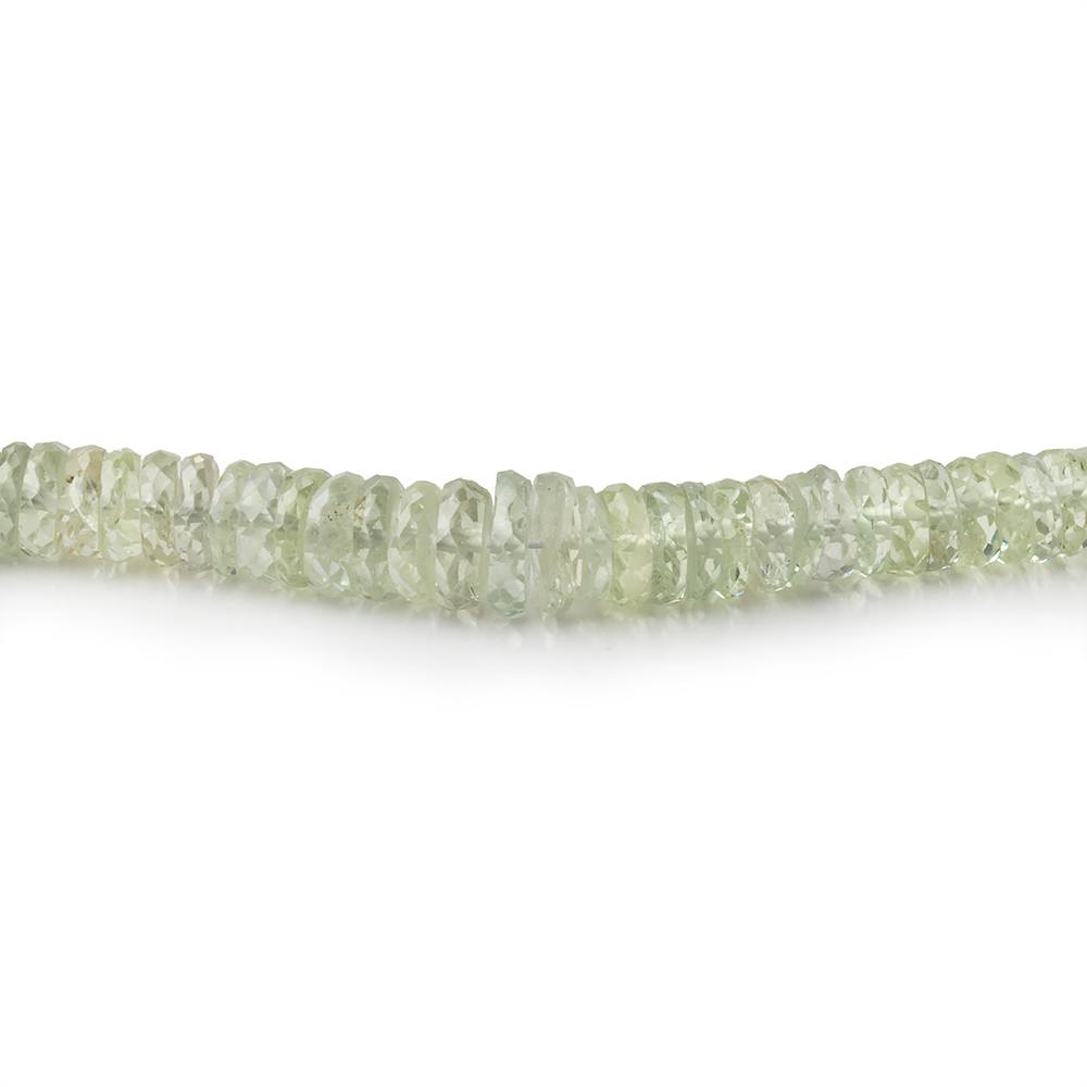 3-6mm Lime Green Sapphire Faceted Heshi Beads 17 inch 338 pieces AAA - Beadsofcambay.com