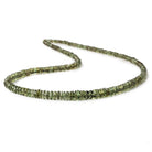 3-6mm Moldavite plain heshi beads 17 inch A grade - Beadsofcambay.com