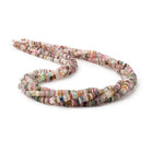 3-6mm Multi Color Tourmaline Plain Heshi Beads 18 inch 240 pieces - Beadsofcambay.com