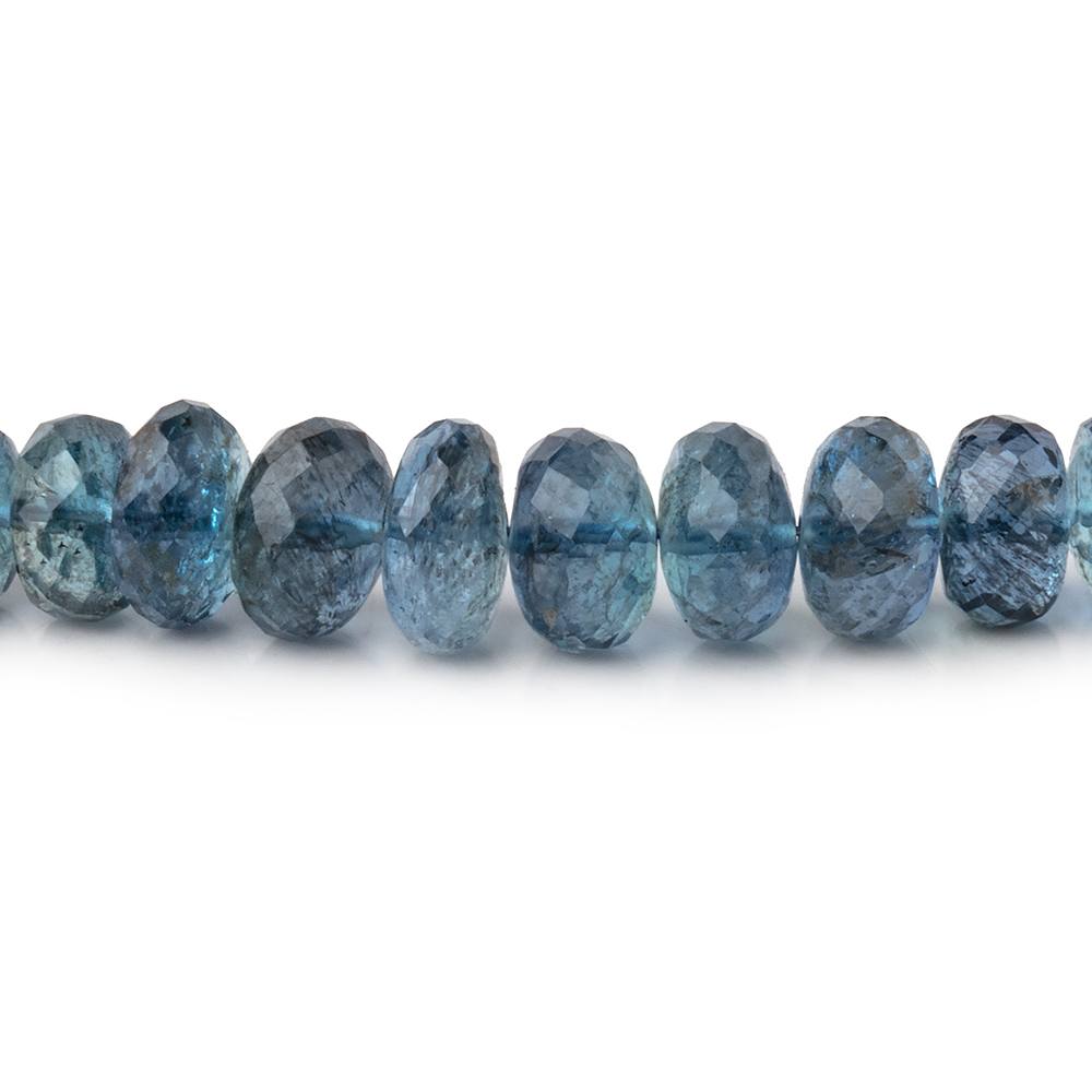 3-6mm Santa Maria Aquamarine Faceted Rondelles 16 inch 142 Beads AAA - Beadsofcambay.com