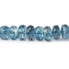 3-6mm Santa Maria Aquamarine Faceted Rondelles 16 inch 148 Beads AA - Beadsofcambay.com