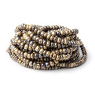 3-6mm Schalenblende Plain Rondelle Beads 18 inch 139 pieces - Beadsofcambay.com