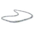 3-6mm Stormy Blue Sapphire Faceted Heshi Beads 17.5 inch 320 pieces AAA - Beadsofcambay.com