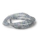 3-6mm Stormy Blue Sapphire Faceted Heshi Beads 17.5 inch 320 pieces AAA - Beadsofcambay.com
