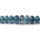 3-7mm Aquamarine plain rondelle beads 17 inch 190 pieces A - Beadsofcambay.com