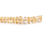 3-7mm Citrine Plain Rondelle Beads 18 inch 187 pieces AA - Beadsofcambay.com