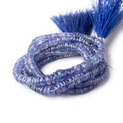3-7mm Tanzanite Faceted Heshi Beads 16 inch 256 pieces AA - Beadsofcambay.com