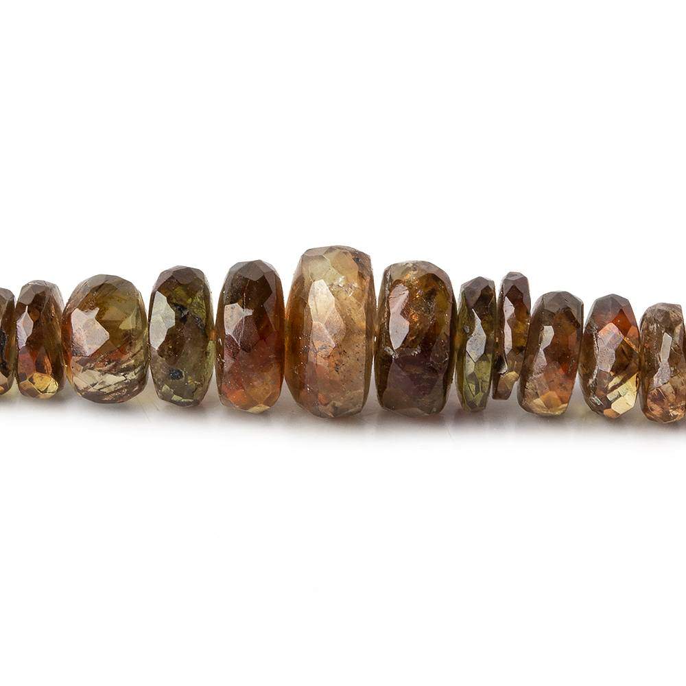 3-8mm Andalusite faceted rondelle Beads 16 inch 170 pieces - Beadsofcambay.com