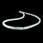3-8mm Ethiopian Opal Plain Rondelle Beads 16 inch 166 pieces AA - Beadsofcambay.com
