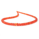 3-9mm Tangerine Ethiopian Opal Faceted Rondelle Beads 16 inch 133 pieces AA - Beadsofcambay.com