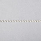 3 Feet - 2mm Silver plated Curb Link Chain - Beadsofcambay.com