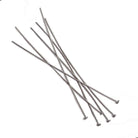 3" length Disc Headpin Black Gold plated .925 Silver, 22 Gauge Wire, 10 pieces per Bag - Beadsofcambay.com