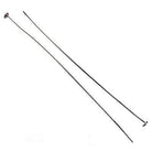 3" length Disc Headpin Black Gold plated .925 Silver, 24 Gauge Wire, 10 pieces per Bag - Beadsofcambay.com