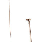 3" length Rose Gold Disc Headpin 22 Gauge Wire 10 pieces per Bag - Beadsofcambay.com