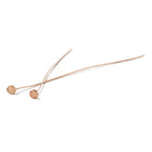3" length Rose Gold Disc Headpin 26 Gauge Wire 10 pieces per Bag - Beadsofcambay.com