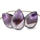 30x22-34x23mm Houndstooth Cape Amethyst Faceted Pear Beads 8 inch 8 pieces - Beadsofcambay.com
