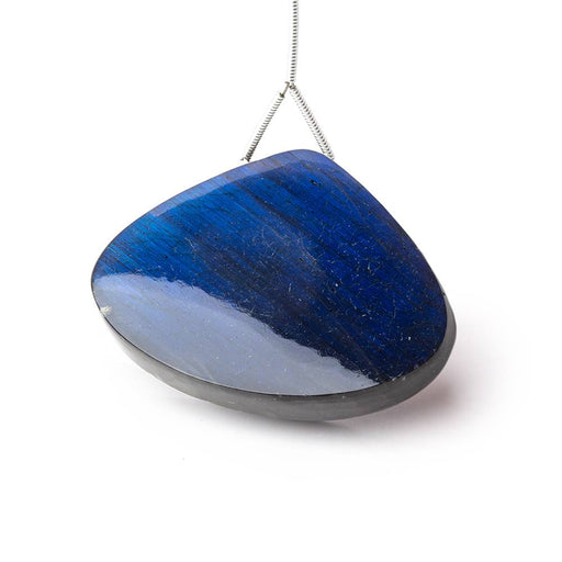 31x42x7mm Labradorite Plain Rounded Triangle Pendant 1 AAA Focal - Beadsofcambay.com