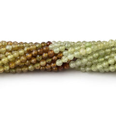 Green Grossular Garnet Beads