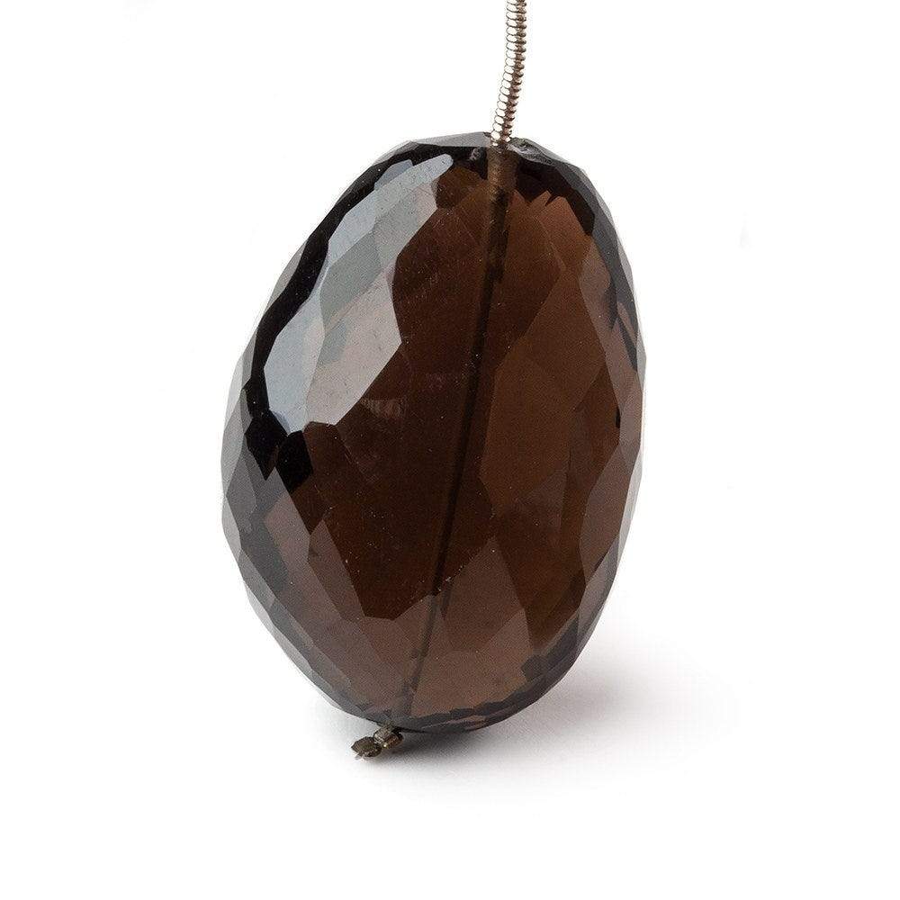32x25-35x25mm Smoky Quartz Faceted Nugget Focal Bead 1 piece - Beadsofcambay.com