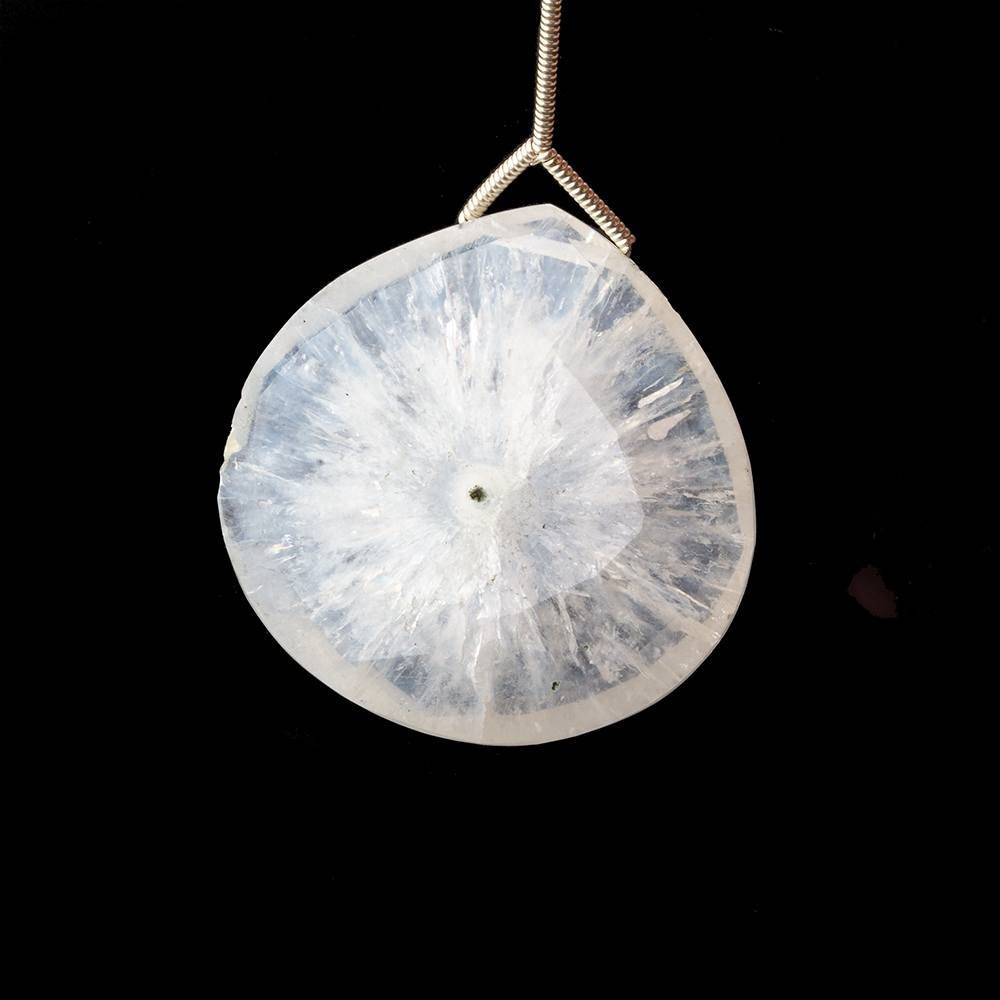 32x33mm Solar Quartz Faceted Heart Focal Bead 1 piece AAA - Beadsofcambay.com