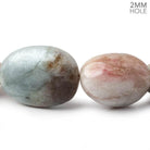 33x25x12-41x26x17mm Multi Beryl straight drilled plain nuggets 16 inch 11 large hole beads - Beadsofcambay.com