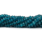 3.5-4.5mm Dark Neon Apatite Plain Rondelle 16 inch 140 beads AA - Beadsofcambay.com