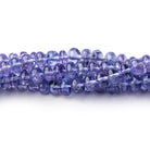 3.5-4.5mm Tanzanite Plain Rondelle Beads 16 inch 154 pieces AAA - Beadsofcambay.com