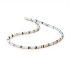 3.5-4m Australian Opal Faceted Rondelle Beads 16 inch 163 pieces - Beadsofcambay.com