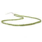 3.5-4mm Demantoid Garnet Faceted Rondelle 17 inch 220 pcs AA - Beadsofcambay.com
