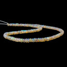 3.5-4mm Ethiopian Opal plain rondelle beads 16 inch 190 pieces AA - Beadsofcambay.com